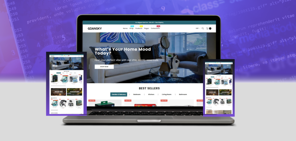 Blue And White Modern Responsive Website Development Services Instagram Post (1)
